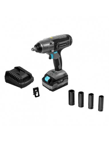 Cecotec CecoRaptor Impact 4020 Ultra Llave de Impacto Inalambrico - 3000Ipm - 2300rpm - Bateria 4Ah 20V - Torque hasta 400Nm