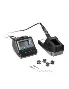 Cecotec CecoRaptor SolderStation 600 Advance Estacion de Soldar - 60W - Pantalla LCD - Temperatura 200-400Â c - Soporte -