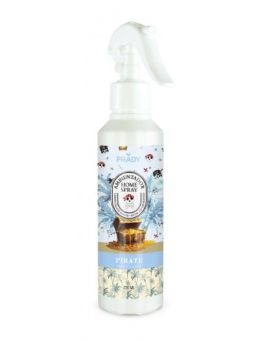 Prady Ambientador Home Spray Pirate - Frasco de 220 ml - Spray Pulverizador