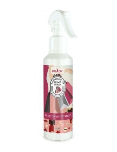 Prady Ambientador Home Spray Fashion Duty Shop - Frasco de 220 ml - Spray Pulverizador