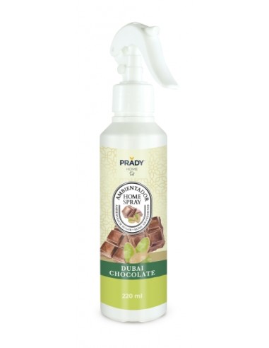 Prady Ambientador Home Spray Chocolate de Dubai - Frasco de 220 ml - Spray Pulverizador