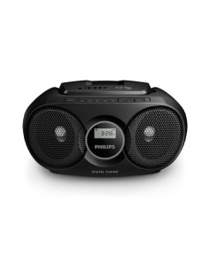 Philips Radio CD - Altavoces Integrados - Refuerzo Dinamico de Graves - Sintonizacion Automatica - Jack 3.5mm - 252x232x124mm