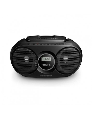 Philips Radio CD - Altavoces Integrados - Refuerzo Dinamico de Graves - Sintonizacion Automatica - Jack 3.5mm - 252x232x124mm
