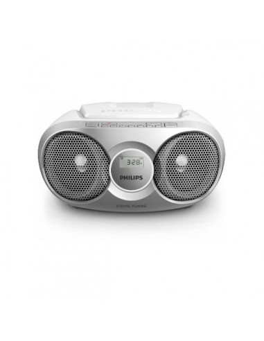 Philips Radio CD - Altavoces Integrados - Refuerzo Dinamico de Graves - Sintonizacion Automatica - Jack 3.5mm - 252x232x124mm