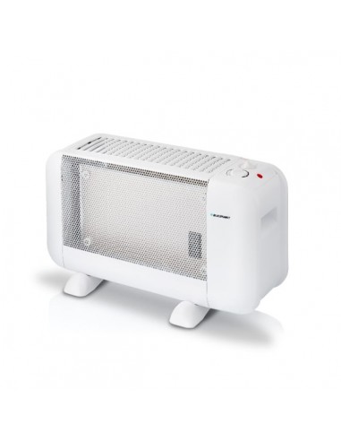 Blaupunkt Radiador de Mica - Potencia 900W - Termostato Regulable - Interruptor Antivuelco - Rejilla - Asa de Transporte -