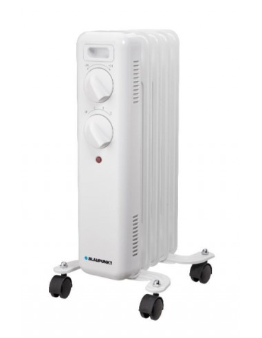 Blaupunkt Radiador de Aceite - Potencia 1000W - Termostato Regulable - Ruedas - Asa de Transporte - Indicador Luminoso -