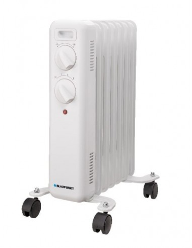 Blaupunkt Radiador de Aceite - Potencia 1500W - Termostato Regulable - Ruedas - Asa de Transporte - Indicador Luminoso -
