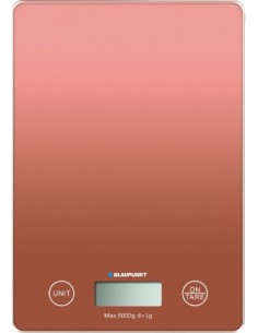 Blaupunkt Bascula de Cocina Digital 5kg con Plataforma de Cristal - Pantalla LCD - Funcion Tara - Alta Precision 1g -