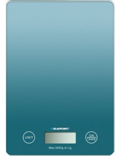 Blaupunkt Bascula de Cocina Digital 5kg con Plataforma de Cristal - Pantalla LCD - Funcion Tara - Alta Precision 1g -