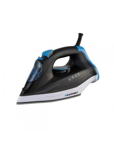 Blaupunkt Plancha de Ropa - Potencia 2600W - Deposito de 320ml - Termostato Regulable - Suela Ceramica - Color Negro