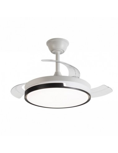 Daewoo Ventilador de Techo de 90cm - 30W - Aspas Retractiles - Luz LED Integrada - Incluye Kit de Instalacion - Ultra