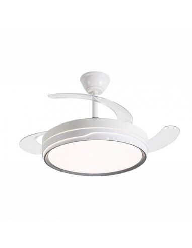 Daewoo Ventilador de Techo de 106cm - 30W - Aspas Retractiles - Luz LED Integrada - Incluye Kit de Instalacion - Ultra