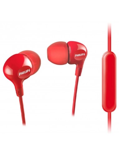 Philips Auriculares Intraurales con Cable - Jack 3.5mm - Microfono Integrado - Aislamiento Pasivo del Ruido - Boton