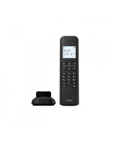 Philips Telefono Dect Inalambrico Independiente - Autonomia hasta 14h - Bateria 500mAh - Cable 1.8m - Pantalla 1.8" -