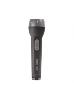 Philips Linterna LED - 22 Lumenes - Alimentacion a Pilas - Color Negro y Gris