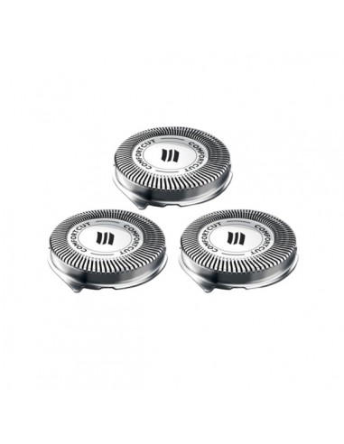 Philips Pack de 3 Cabezales de Recambio para Afeitadoras Series 1000 y 3000 - Cuchillas Autoafilables - Seguimiento de