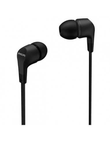 Philips Auriculares Intraurales con Cable - Jack 3.5mm - Microfono Integrado - 3 Pares de Almohadillas de Silicona -