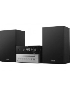 Philips Microcadena CD 20W - Bluetooth 5.4 - USB - Jack 3.5mm - Radio FM - Pantalla LED - Mando a Distancia - Alcance 30m - 2