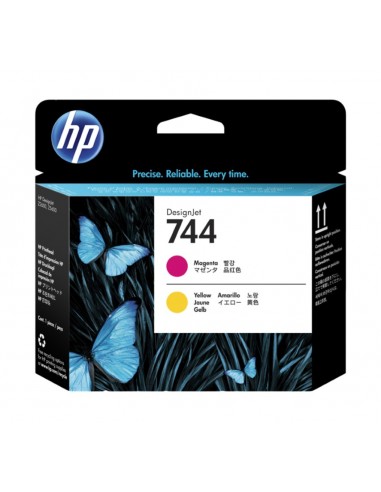 HP 744 Magenta Amarillo Cabezal de Impresion Original - F9J87A