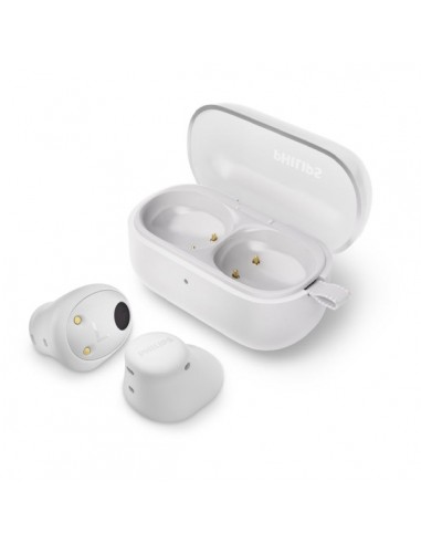 Philips Auriculares Intraurales Inalambricos - Bluetooth - TWS - IPX4 - Microfono Integrado - Color Blanco
