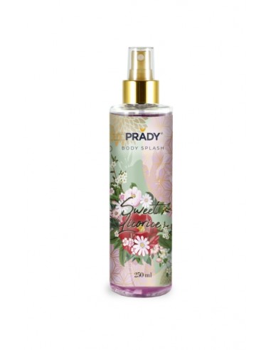 Prady Body Splash Sweet Licorice - Frasco de 250 ml - Spray Pulverizador