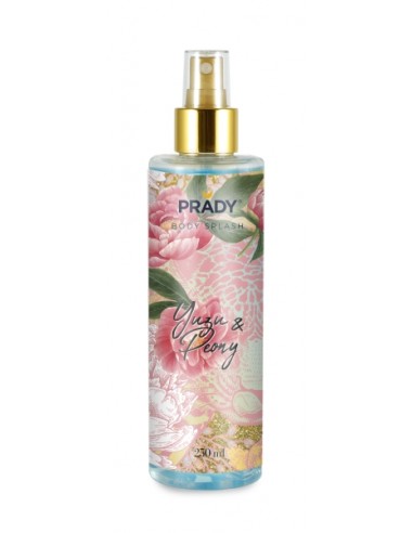 Prady Body Splash Yuzu & Peony - Frasco de 250 ml - Spray Pulverizador