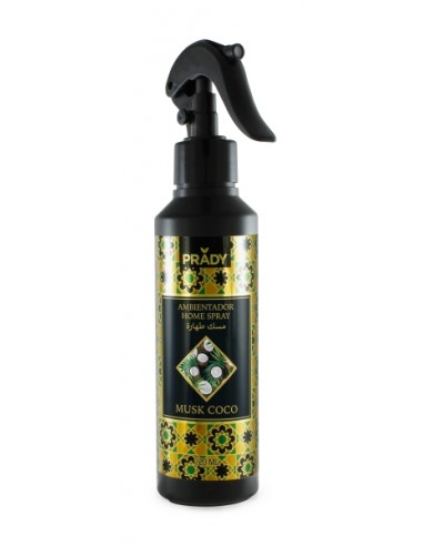 Prady Ambientador Home Spray Coleccion Oriental Musk Coco - Frasco de 220 ml - Spray Pulverizador