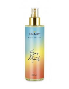 Prady Body Splash Sun Match - Frasco de 250 ml - Spray Pulverizador