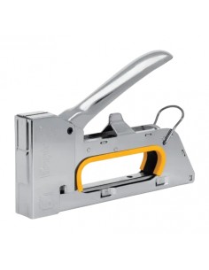 Rapid PRO R23 Clavadora Grapadora - Para Grapas NÂ 13 4-8mm - Sin Retroceso - Funcion de Bloqueo - Color Cromado