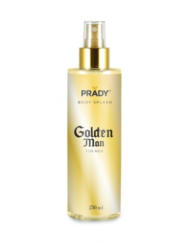 Prady Body Splash Golden Man - Frasco de 250 ml - Spray Pulverizador