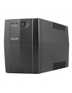 NGS Fortress 1200 V3 SAI 800VA UPS 480W - Tecnologia Off Line - Funcion AVR - 2x Schukos - Proteccion Sobrecargas y