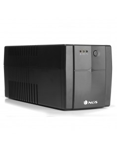 NGS Fortress 1500 V2 SAI 1200VA UPS 720W - Tecnologia Off Line - Funcion AVR - 4x Schukos - Proteccion Sobrecargas y