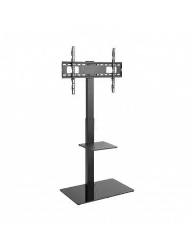 Aisens Soporte de Suelo con Bandeja DVD (37"-70"-40Kg) - Color Negro