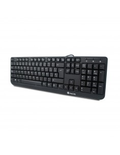 NGS FunkyV3 Teclado Multimedia USB - 12 Teclas Multimedia - Cable de 1.40m - (AZERTY-French)