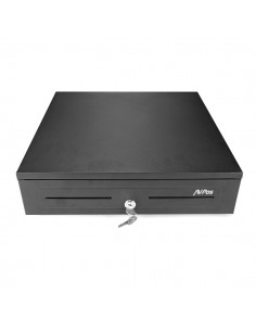 AVPos CASH-U285 Cajon Portamonedas 41cm Automatico - 5 Posiciones Billetes - 8 Posiciones Monedas - RJ11 - Acero de Alta