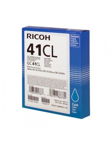 Ricoh GC41CL Cyan Cartucho de Gel Original - 405766