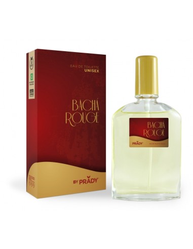 Prady Colonia Unisex Bacha Rouge - Frasco de 90 ml - Spray Pulverizador