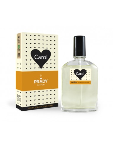 Prady Colonia de Mujer Carol - Frasco de 90 ml - Spray Pulverizador