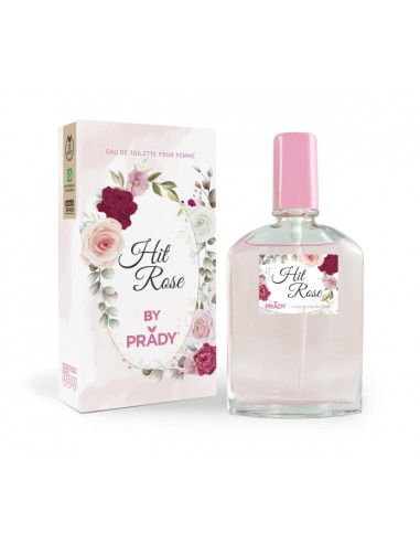 Prady Colonia de Mujer Hit Rose - Frasco de 90 ml - Spray Pulverizador