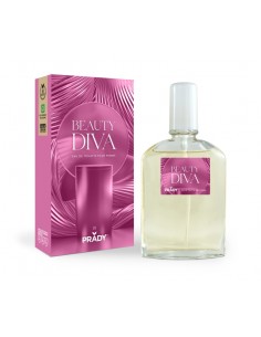 Prady Colonia de Mujer Beauty Diva - Frasco de 90 ml - Spray Pulverizador