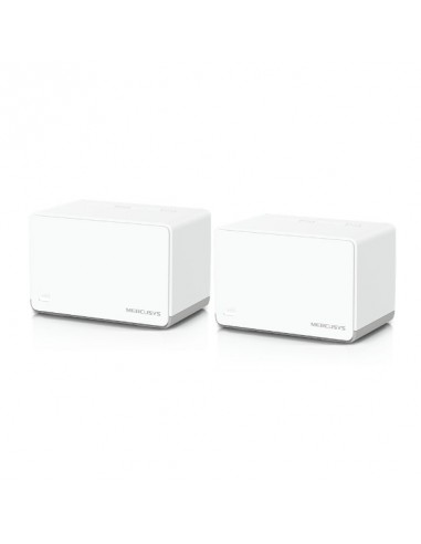 Mercusys H70X Sistema Wi-Fi 6 Mesh AX1800 Doble Banda - 2 Unidades Halo - Cobertura hasta 550 mÂ² - Color Blanco