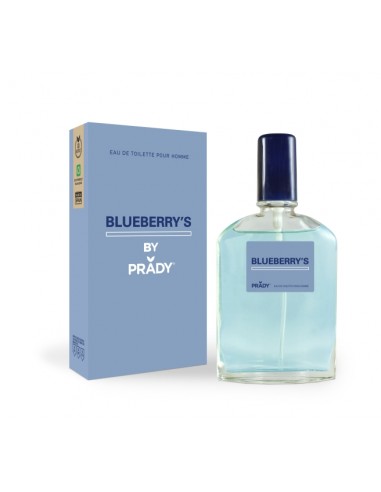 Prady Colonia de Hombre BlueberryÂ´s - Frasco de 90 ml - Spray Pulverizador