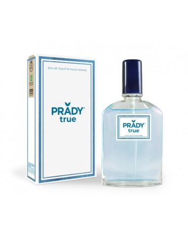 Prady Colonia de Hombre Prady True - Frasco de 90 ml - Spray Pulverizador