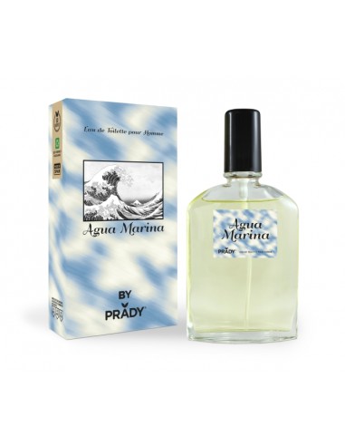 Prady Colonia de Hombre Agua Marina - Frasco de 90 ml - Spray Pulverizador