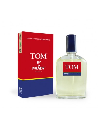 Prady Colonia de Hombre Tom - Frasco de 90 ml - Spray Pulverizador