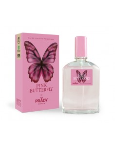 Prady Colonia de Mujer Pink Butterfly - Frasco de 90 ml - Spray Pulverizador