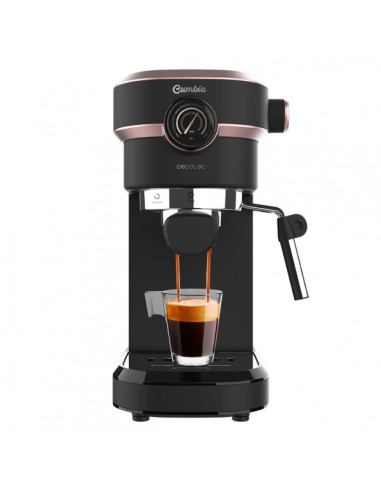 Cecotec Cafelizzia 890 Rose Pro Cafetera Espresso - 1350W - Presion de 20Bar - Manometro - Vaporizador Orientable - Deposito