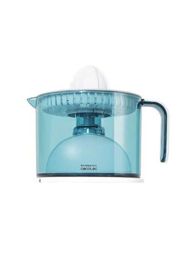 Cecotec ZitrusEasy Basic Exprimidor Electrico 40W - Tambor de 1L - Libre de BPA - Doble Sentido de Giro - Doble Cono -