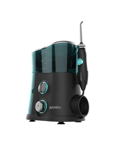 Cecotec Bamba ToothCare 1200 Jet Pro Irrigador Bucal - 7 Boquillas - Hasta 1250-1700 Pulsos por Minuto - Pantalla LED -
