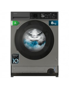 Cecotec Bolero DressCode 850 BI Inverter Steel A Lavadora Integrable - Capacidad 8kg - Velocidad 1400rpm - Temperatura